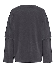 Dames longsleeve grijs