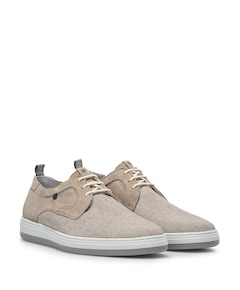 heren veterschoenen beige