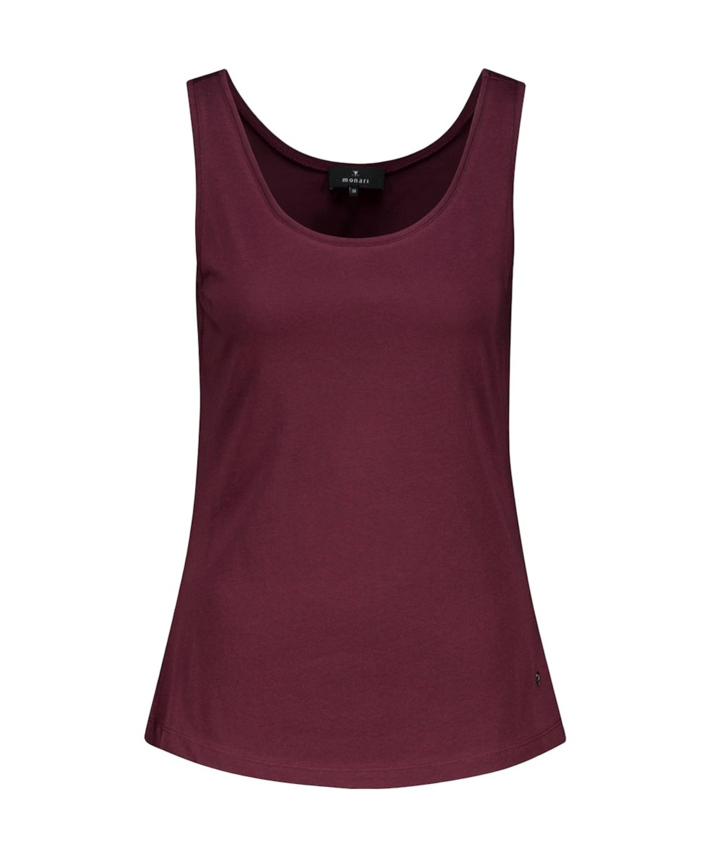 Dames top bordeaux