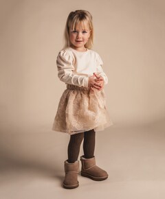 Meisjes rok beige