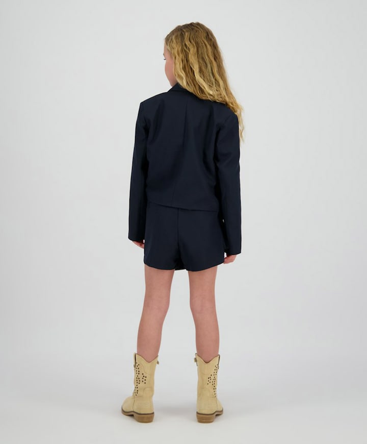 Meisjes blazer blauw