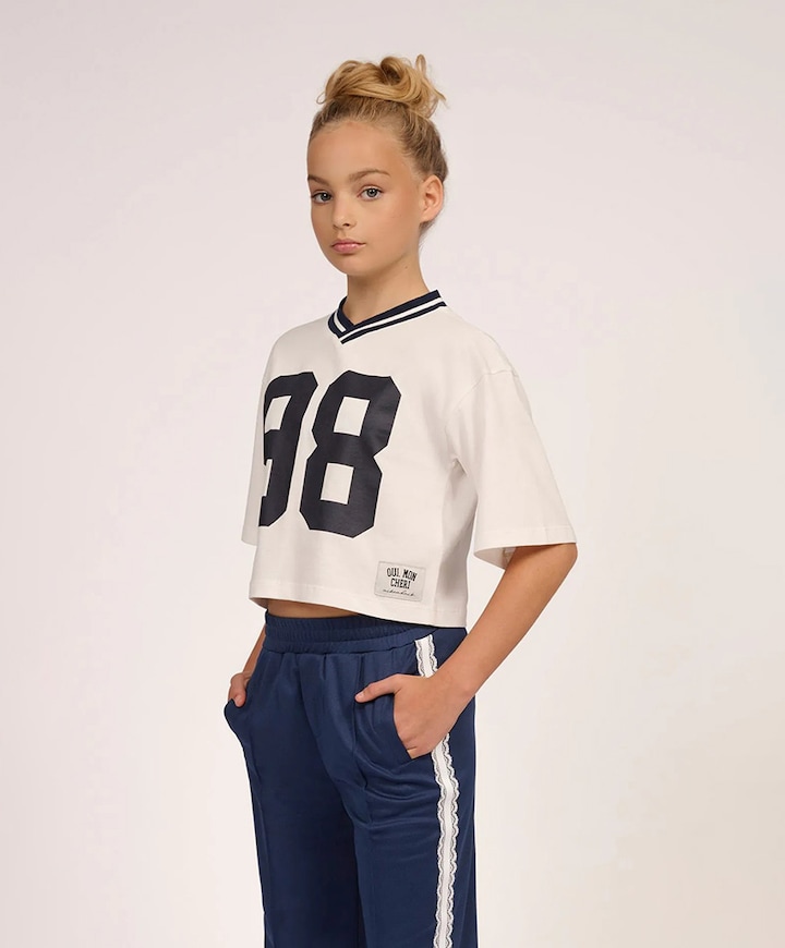 Meisjes T-shirt ecru