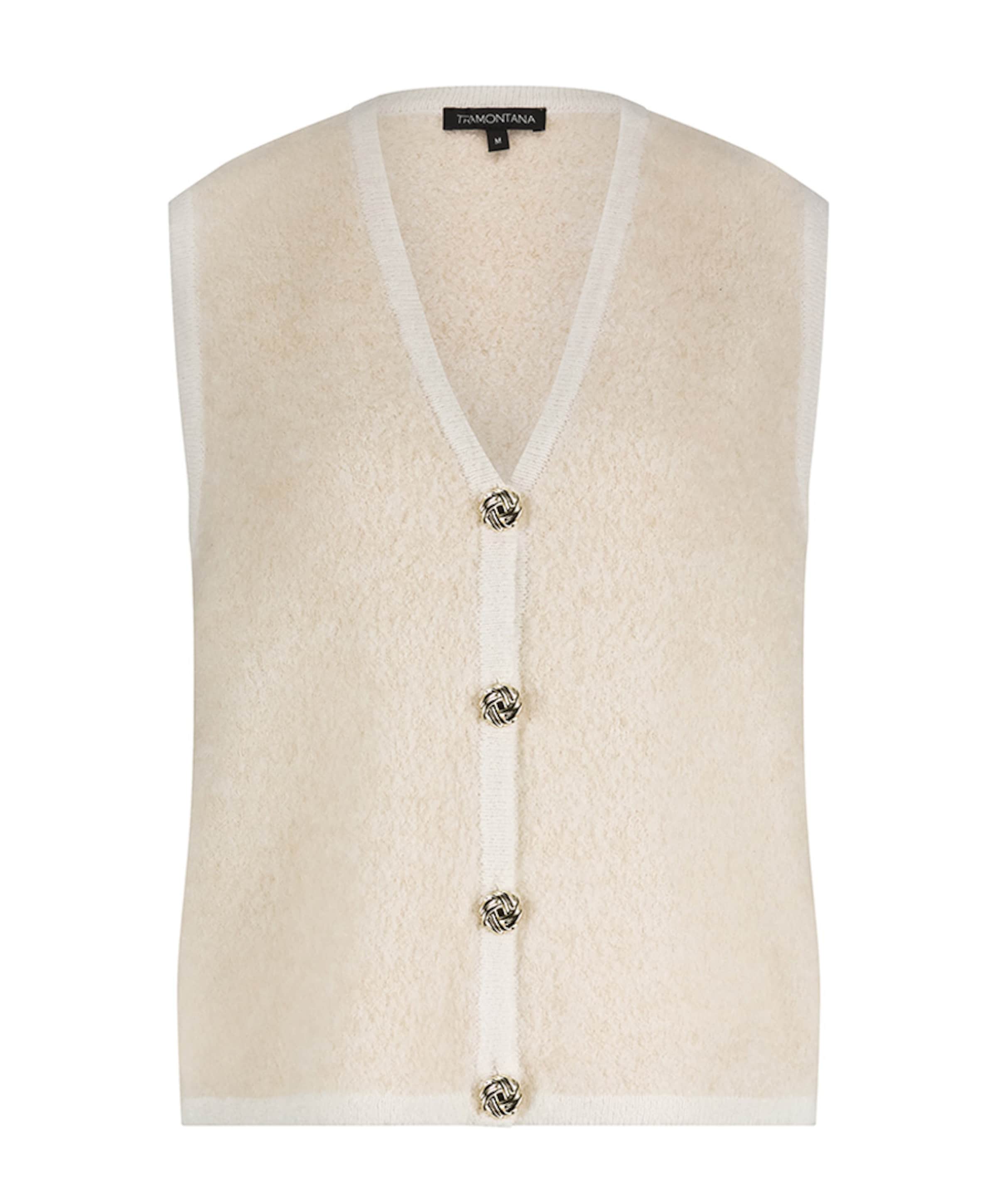 Dames gilet beige