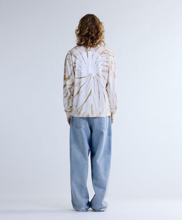 Heren longsleeve ecru