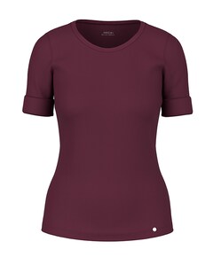 Dames T-shirt bordeaux