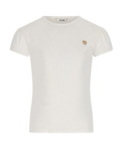 Meisjes t-shirt ecru