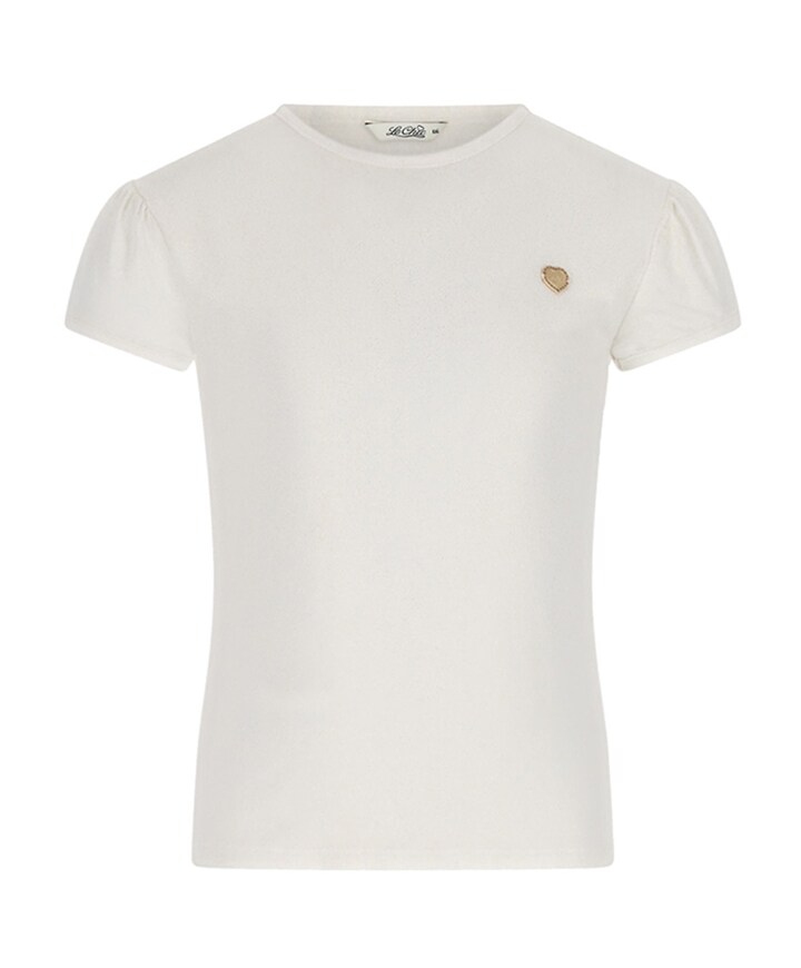 Meisjes t-shirt ecru