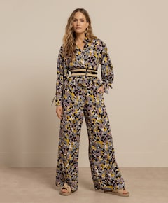 Grace flower dames broek multicolor