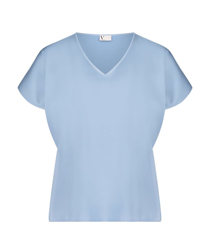 Dames blouse blauw