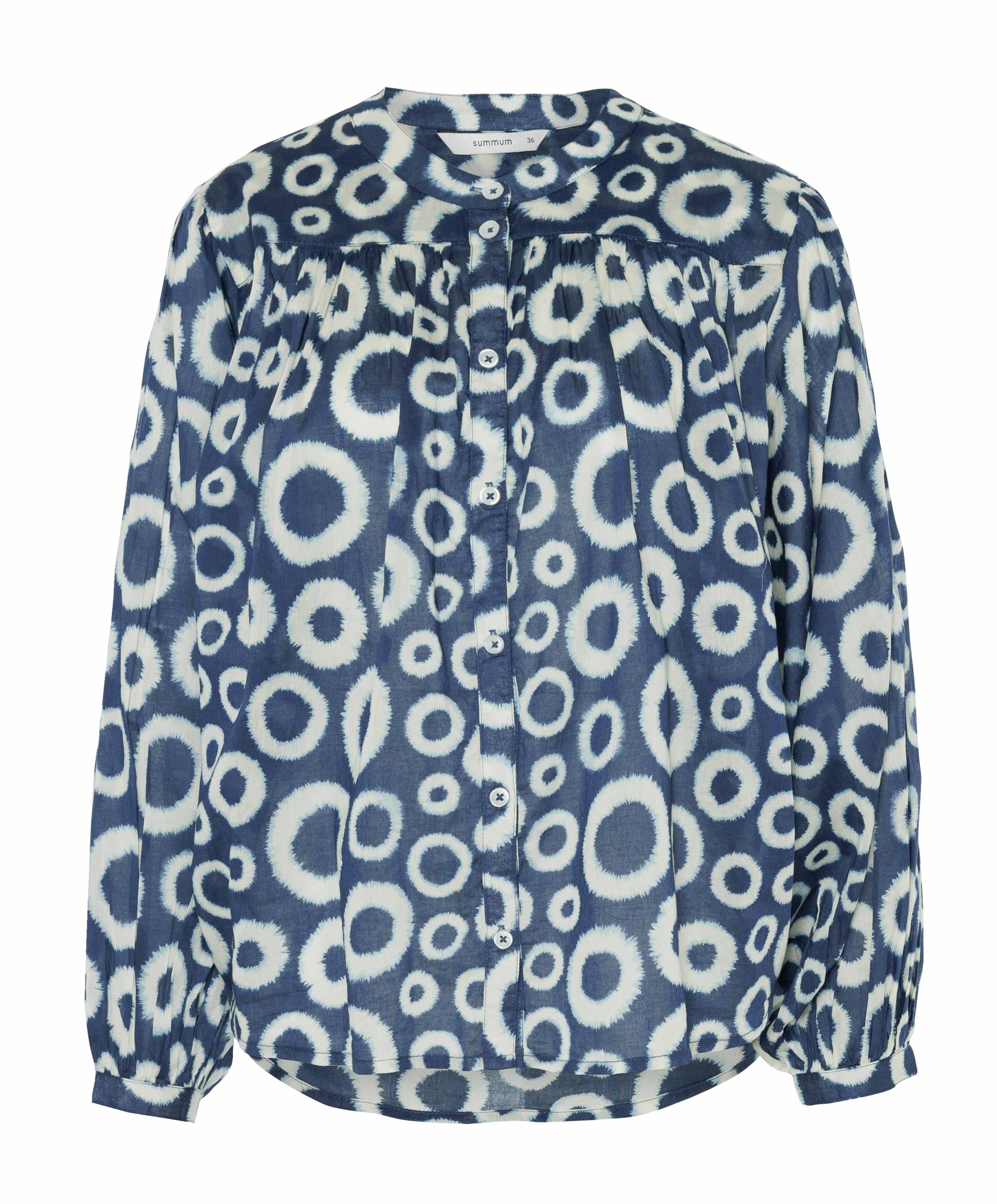 Dames blouse blauw