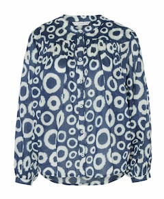 Dames blouse blauw