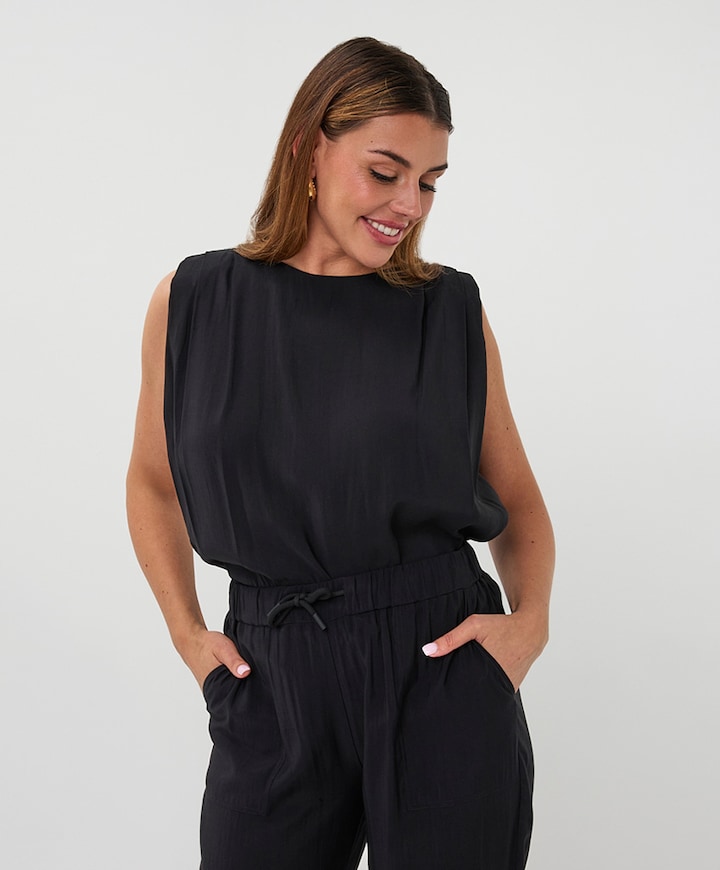 Dames top zwart