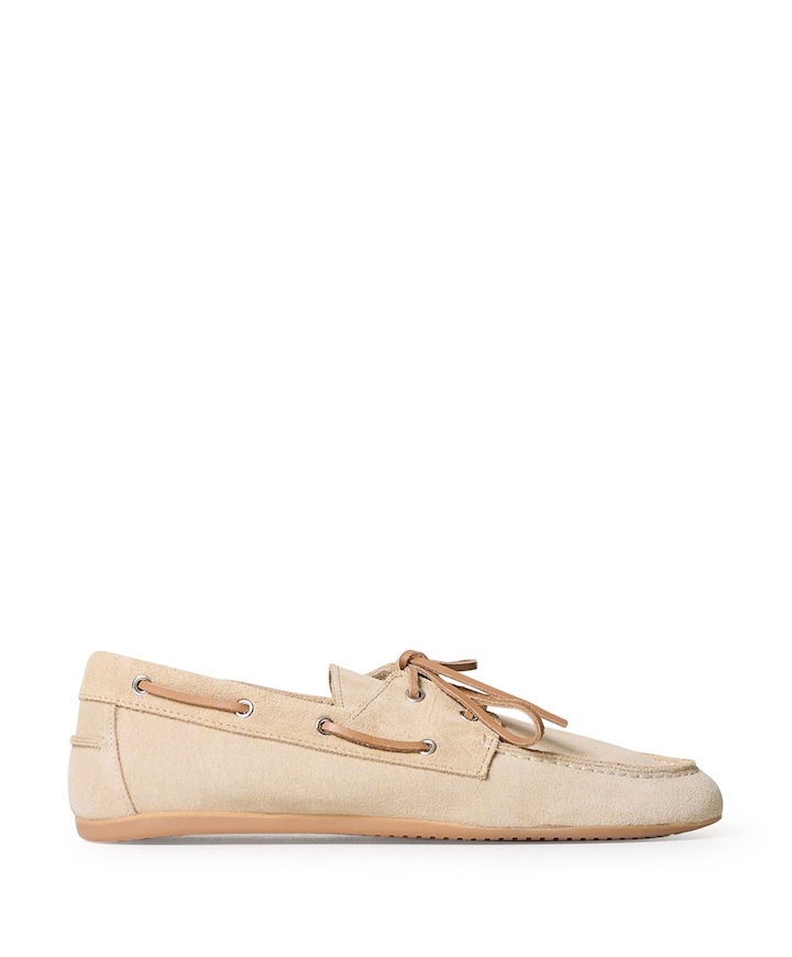 dames loafers beige
