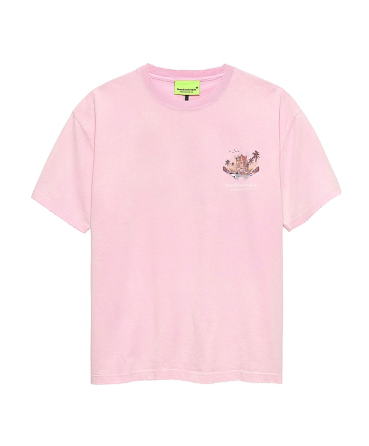 Heren t-shirt roze