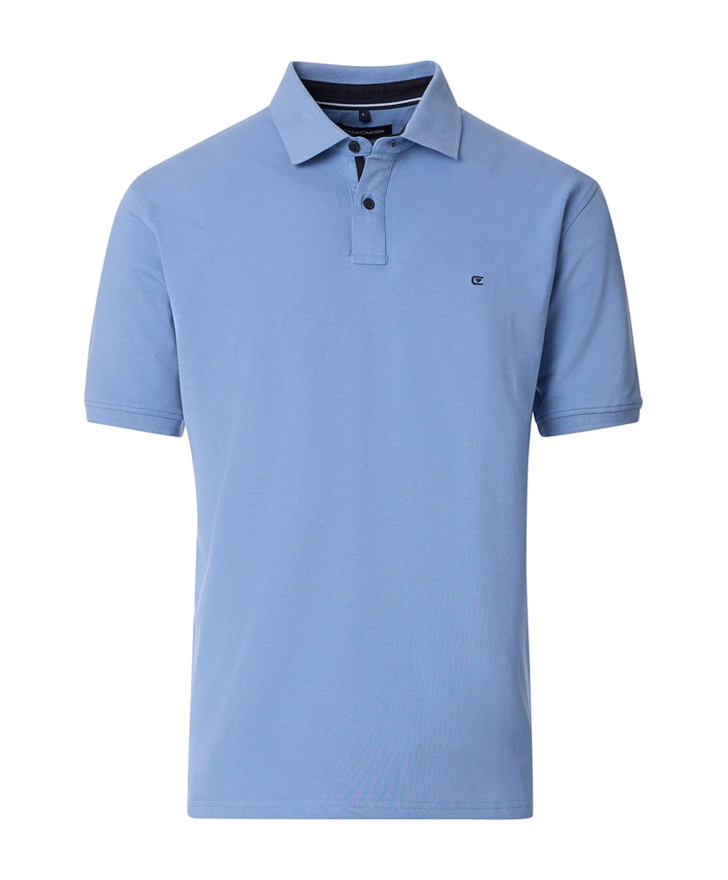 Heren polo blauw