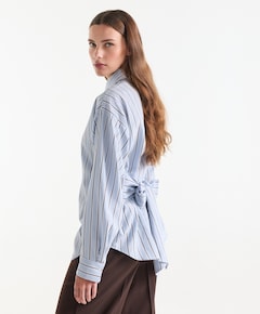 Dames blouse blauw