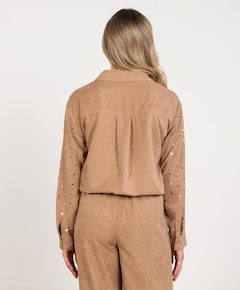 Dames blouse beige