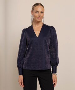 Dames top blauw