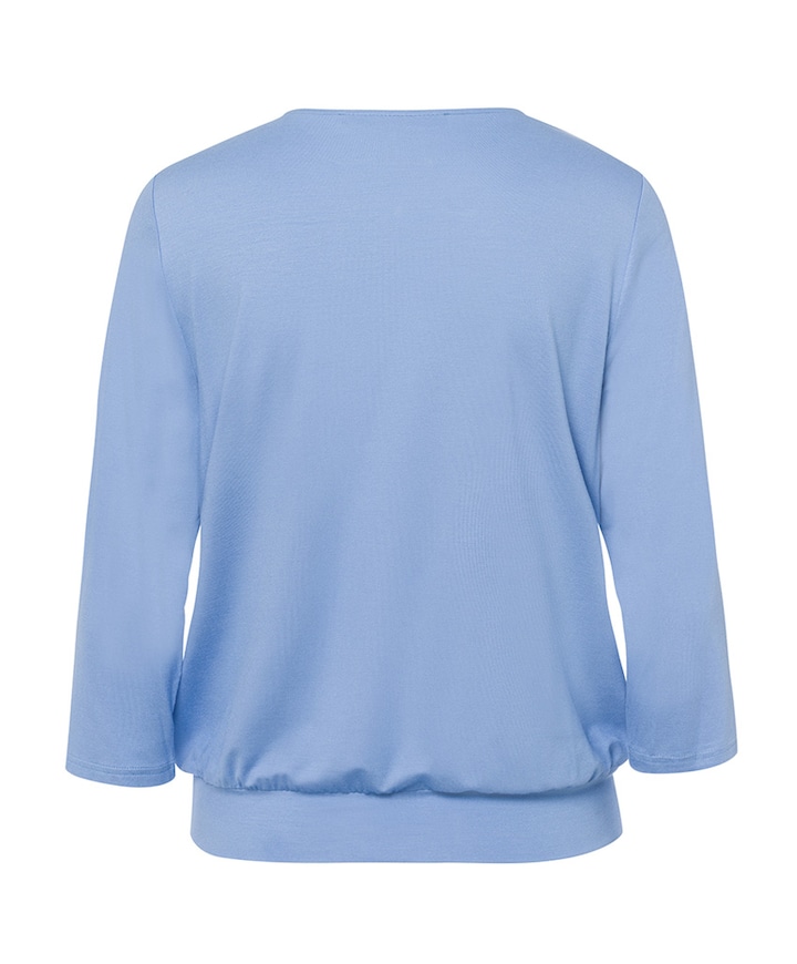 Dames longsleeve blauw