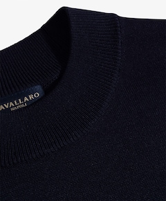 Heren coltrui blauw