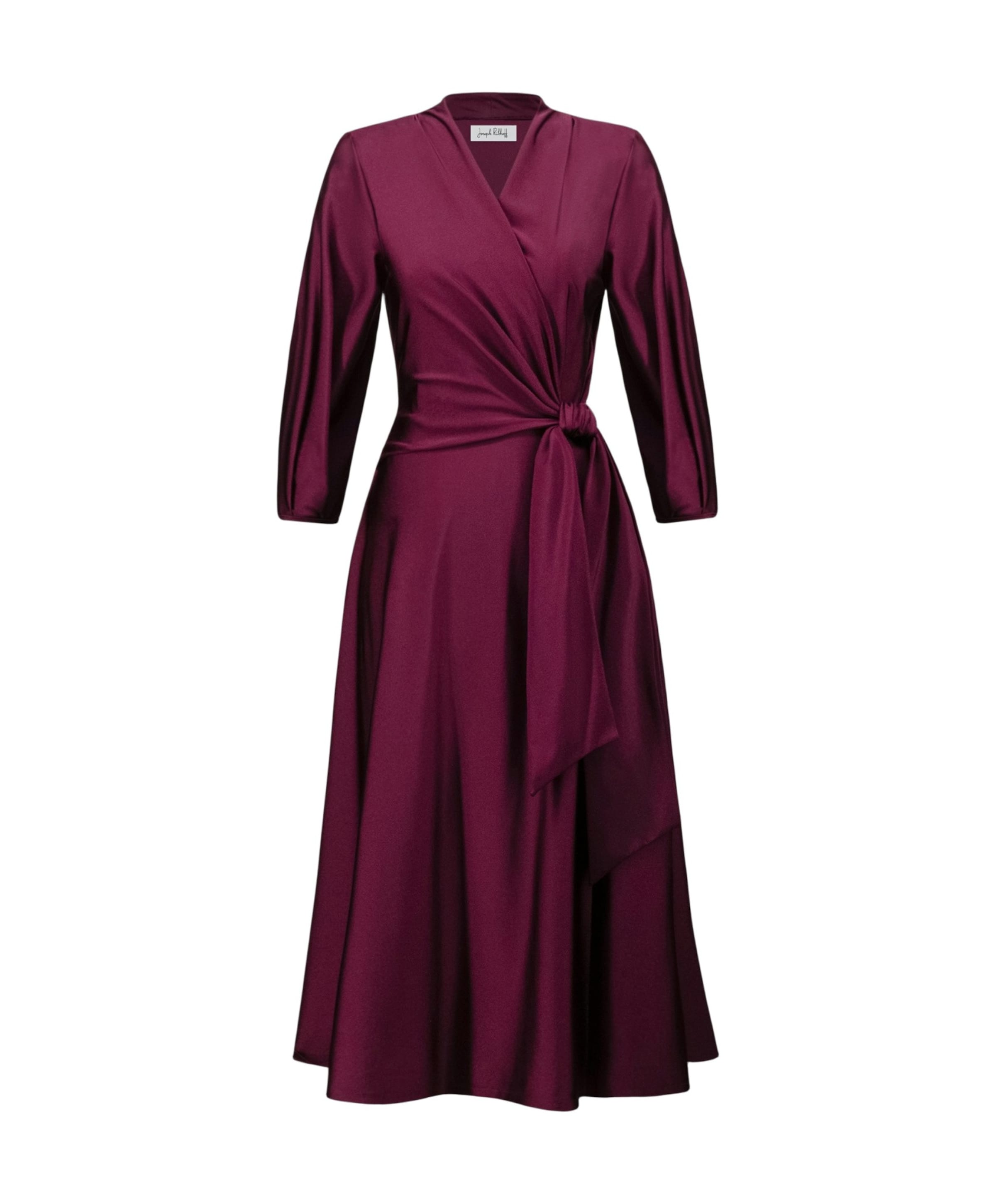 Dames jurk bordeaux