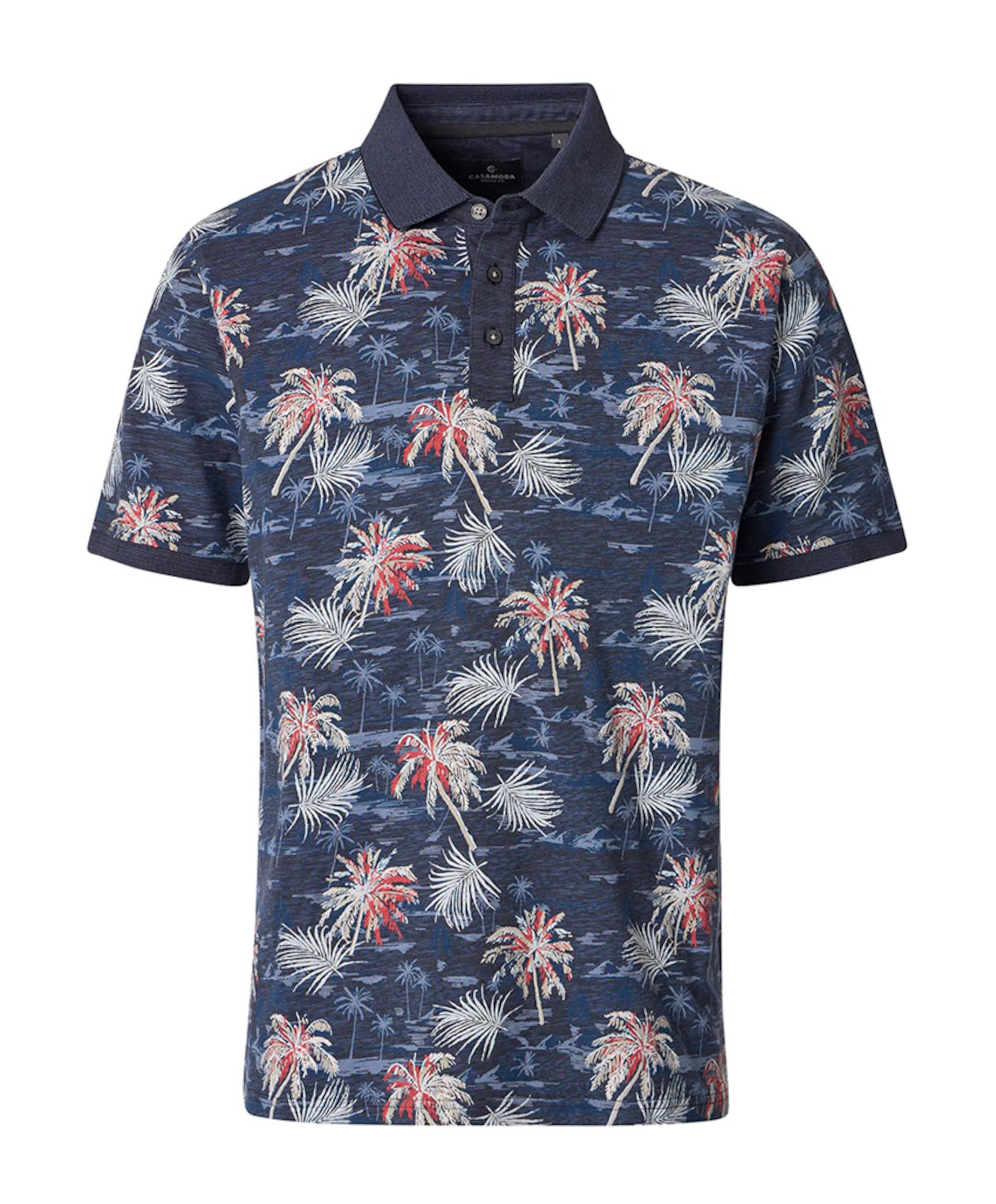 Heren polo blauw