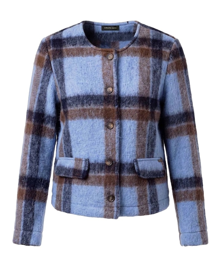Dames jas blauw