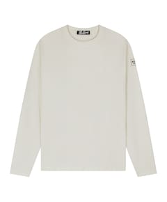 Heren longsleeve ecru