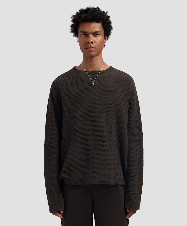 Heren sweater bruin