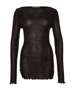 Dames longsleeve bruin