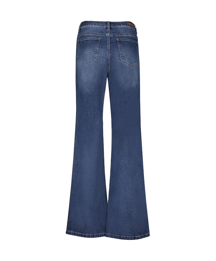 Tape dames jeans blauw