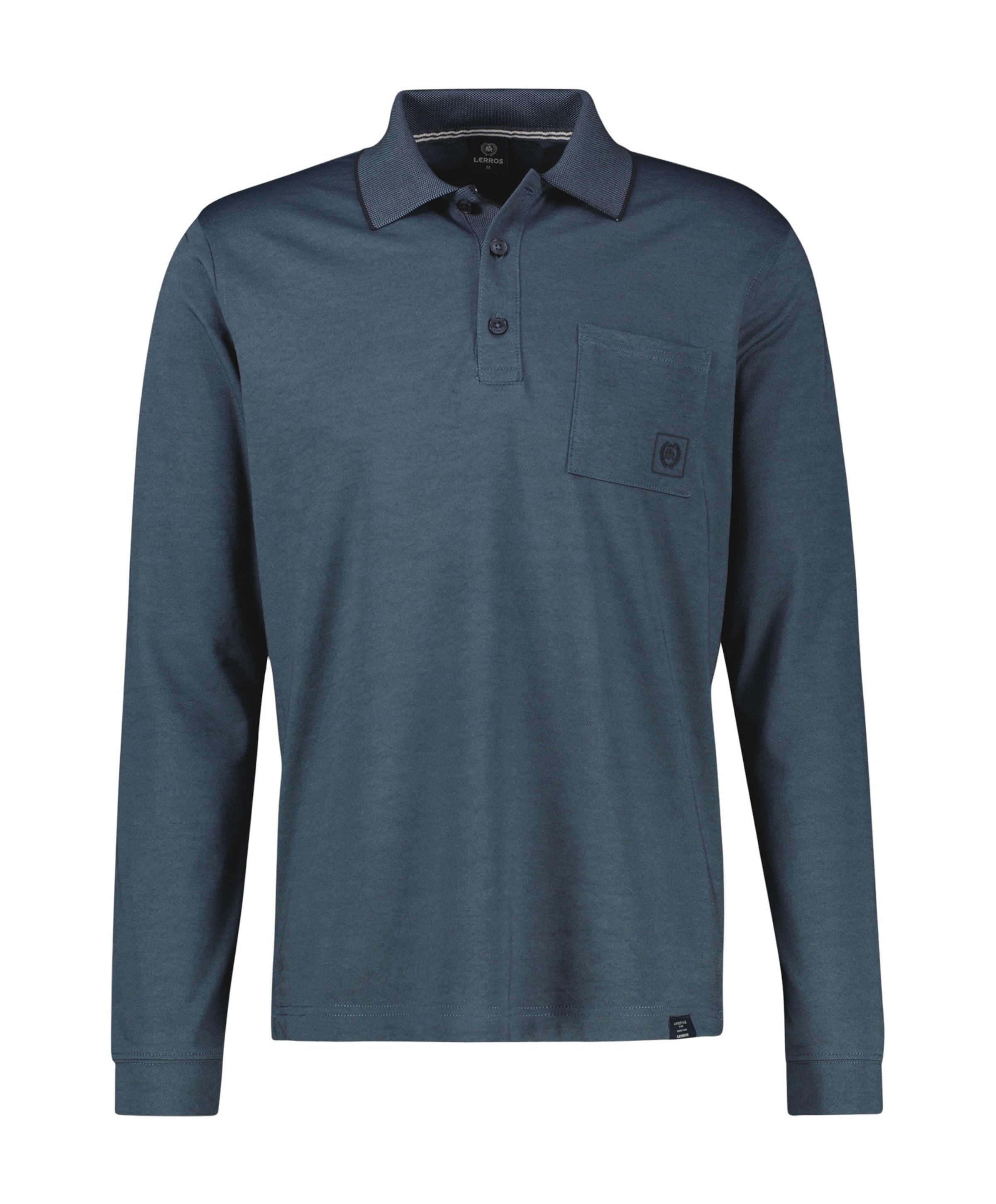 Heren polo blauw