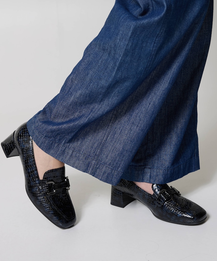 dames pumps blauw