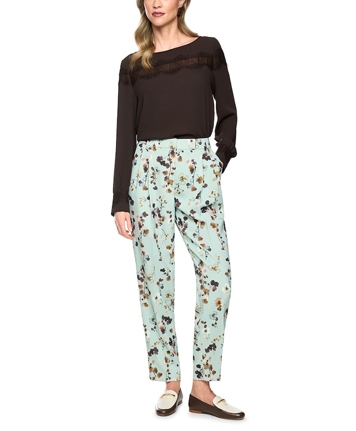 Dames blouse bruin