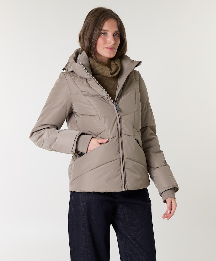 Dames jas beige