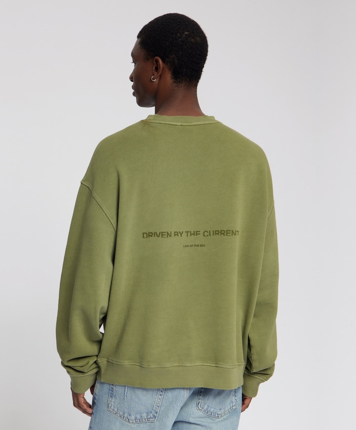 Heren sweater groen