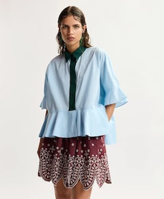 Dames blouse blauw