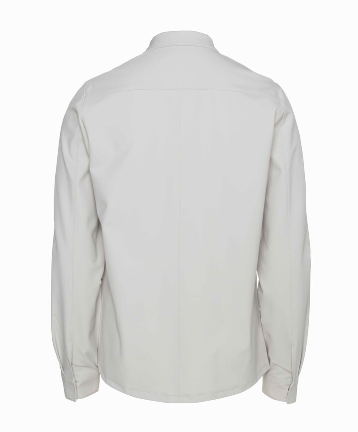 Heren overshirt grijs