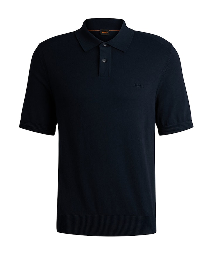 Heren polo blauw