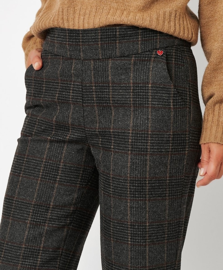 Scarlet Wide Leg dames broek grijs