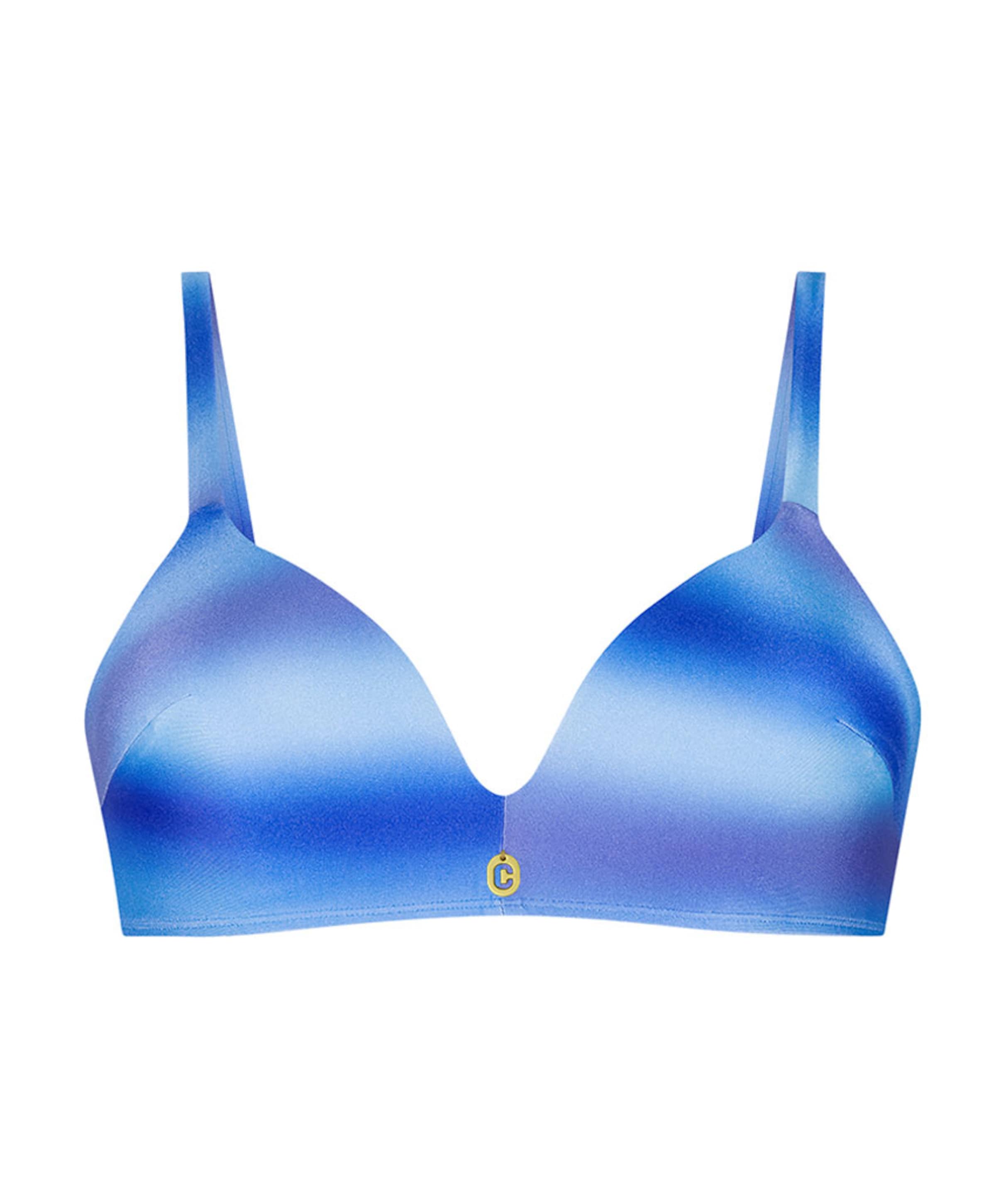 Dames bikinitop blauw