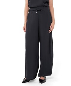 Wide acetate dames broek grijs