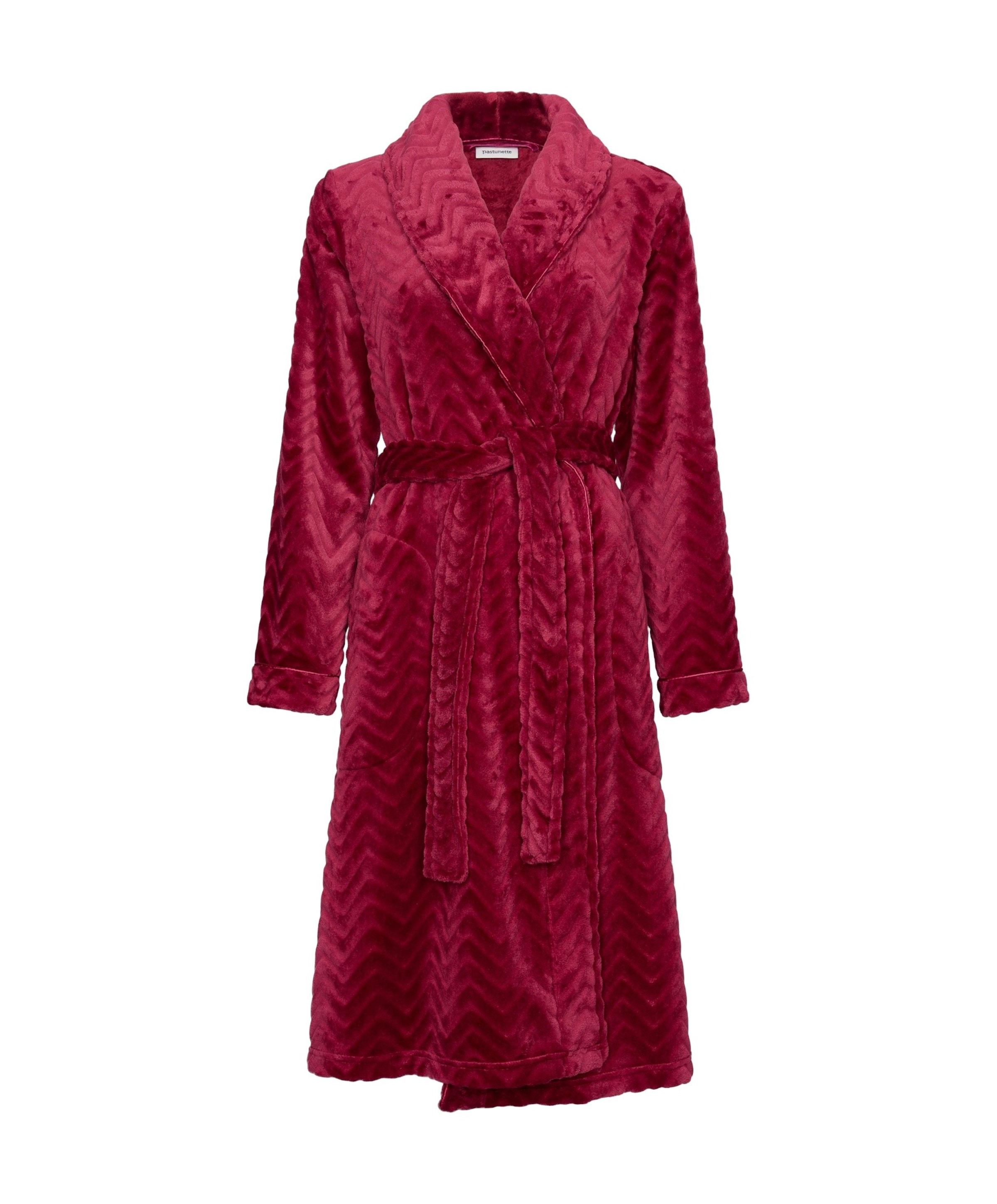 Dames ochtendjas rood
