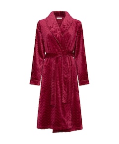 Dames ochtendjas rood