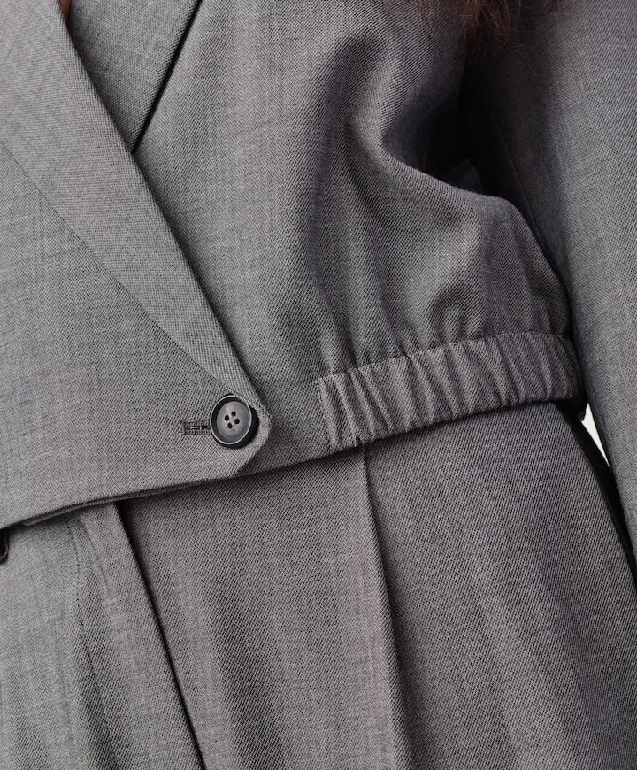 Dames blazer grijs