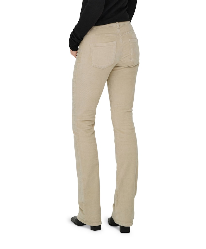 ONLMARY GLOBAL MID SWEETF CORD CC P dames broek beige