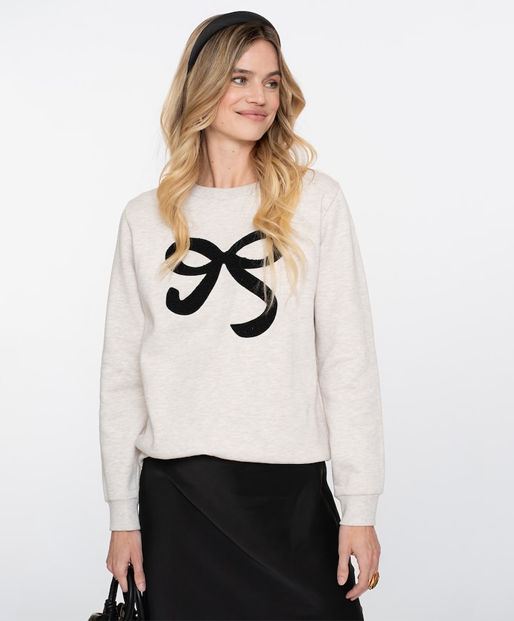 Dames sweater beige