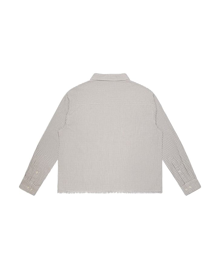 Heren overhemd lange mouw groen