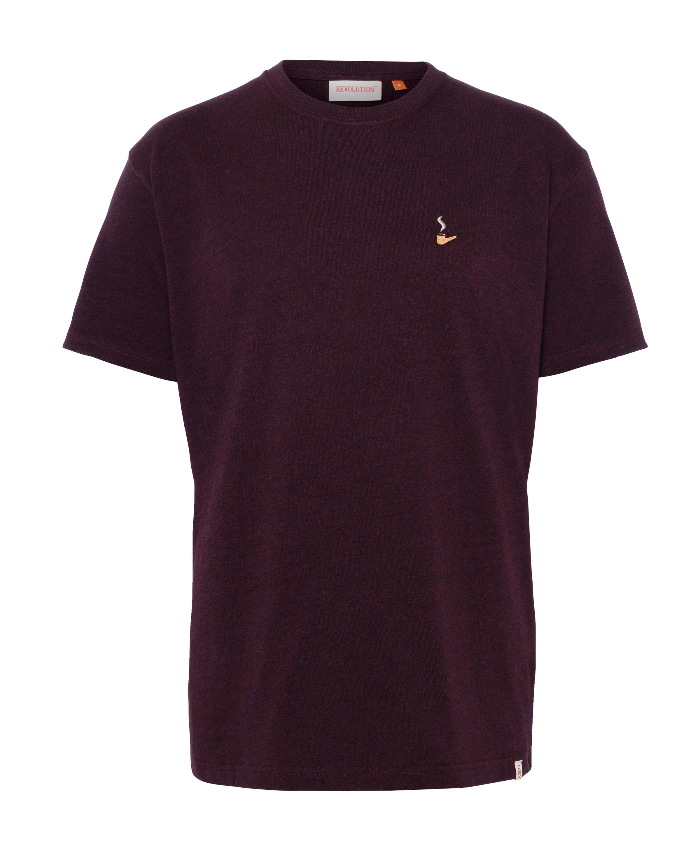 Heren T-shirt bordeaux