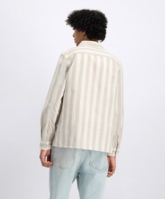 Overhemd lange mouw beige